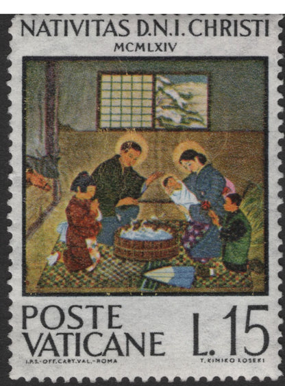 SCG11217 - Vatican City – 1964 Christmas Nativity (Nativitas D.N.I. Christi) Stamp Set