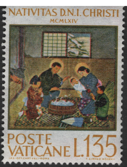 SCG11217 - Vatican City – 1964 Christmas Nativity (Nativitas D.N.I. Christi) Stamp Set