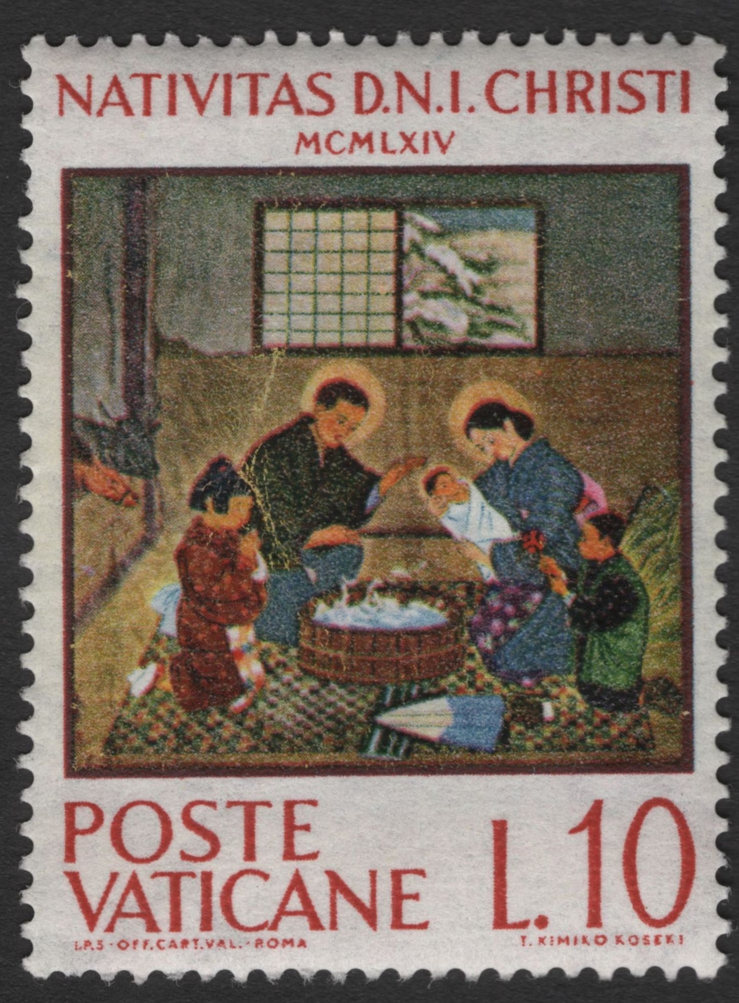 SCG11217 - Vatican City – 1964 Christmas Nativity (Nativitas D.N.I. Christi) Stamp Set