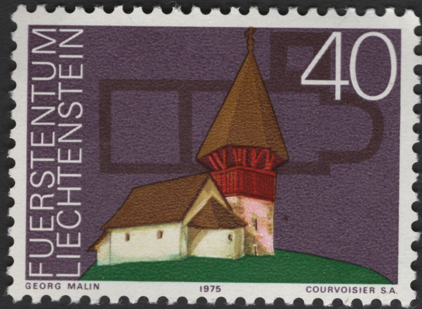 SCG11218 - Liechtenstein 1975 Historic Architecture & Castles – Complete Definitive Set