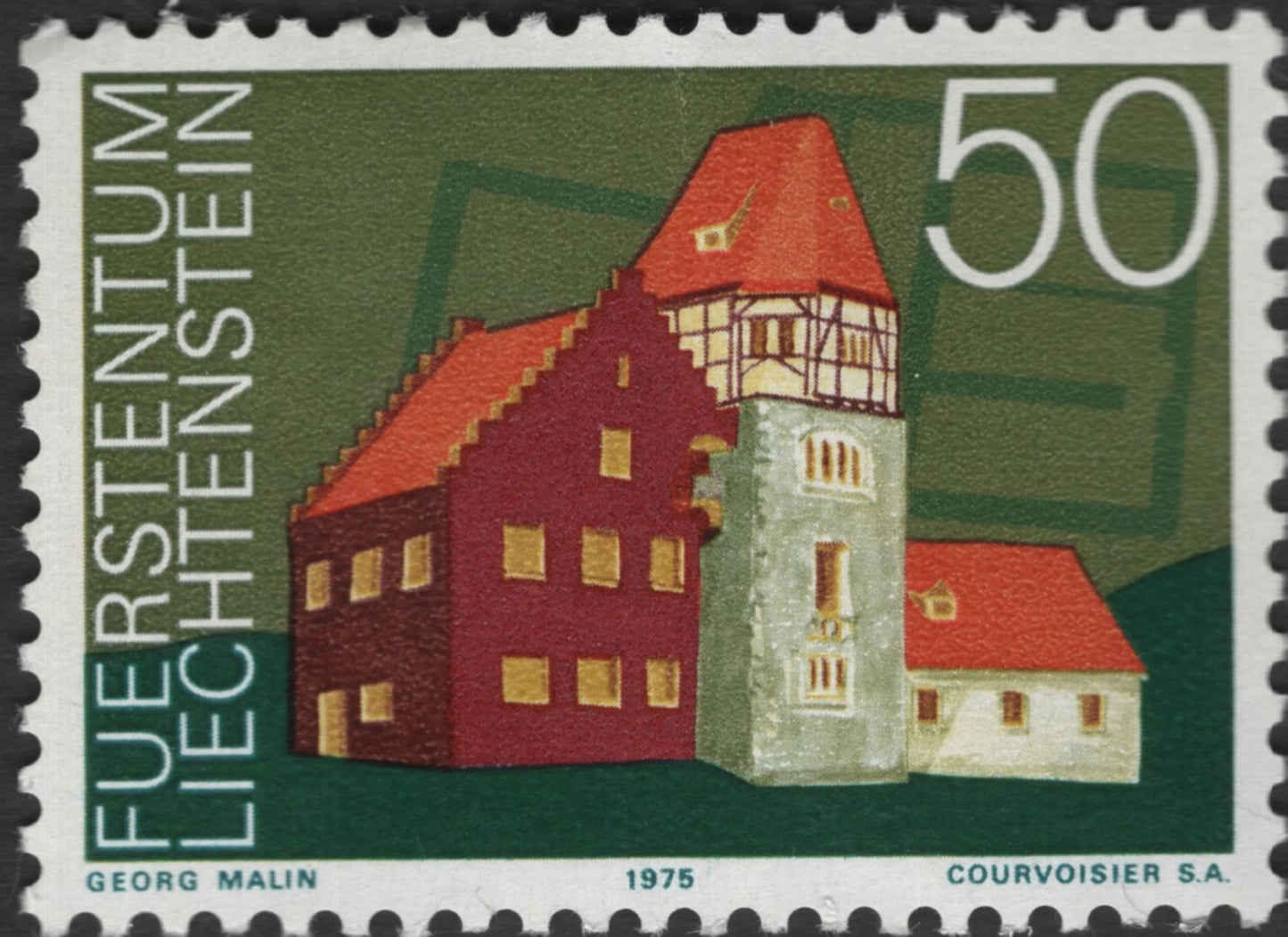 SCG11218 - Liechtenstein 1975 Historic Architecture & Castles – Complete Definitive Set