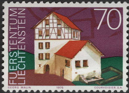 SCG11218 - Liechtenstein 1975 Historic Architecture & Castles – Complete Definitive Set