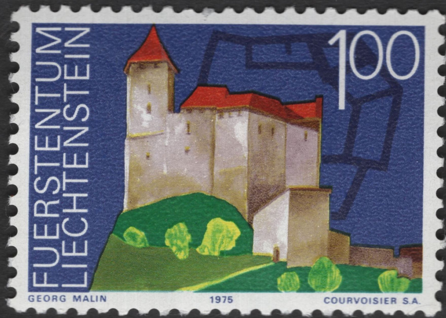 SCG11218 - Liechtenstein 1975 Historic Architecture & Castles – Complete Definitive Set