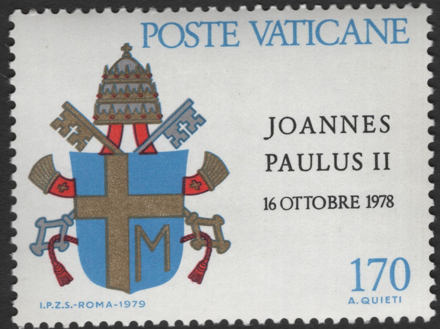 SCG11219 - Vatican City 1979 – Pope John Paul II Inauguration Commemorative Set