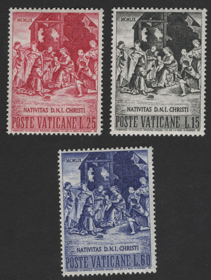 SCG11223 - Vatican City 1959 – Nativitas D.N.I. Christi (Nativity of Christ) Set