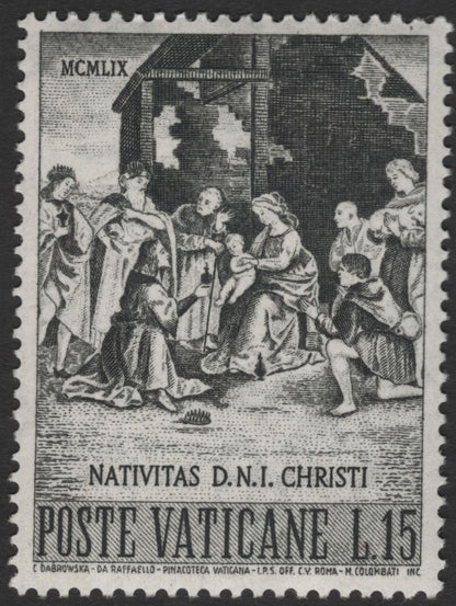 SCG11223 - Vatican City 1959 – Nativitas D.N.I. Christi (Nativity of Christ) Set