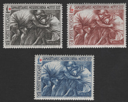 SCG11222 - Vatican City 1963 – Samaritanus Misericordia Motus Est (Good Samaritan) Charity Set