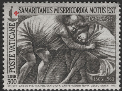 SCG11222 - Vatican City 1963 – Samaritanus Misericordia Motus Est (Good Samaritan) Charity Set