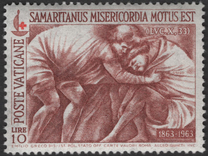 SCG11222 - Vatican City 1963 – Samaritanus Misericordia Motus Est (Good Samaritan) Charity Set