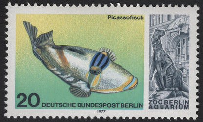 SCG11148 - Germany (Berlin) – 1977 Zoo Berlin Aquarium Fauna Set (4 Stamps)