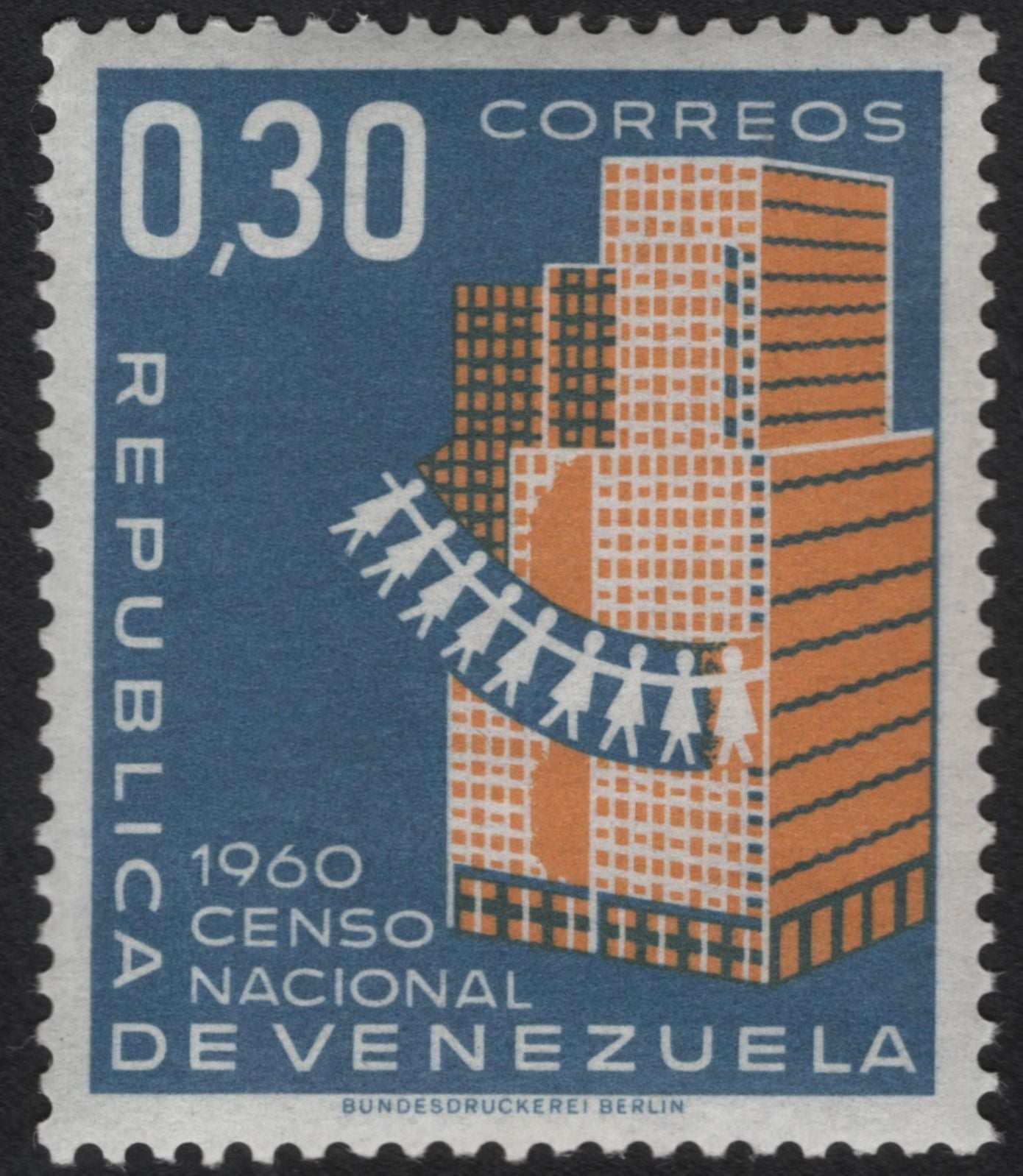 SCG11143 - Venezuela – 1960 National Census (Censo Nacional) Definitive Set