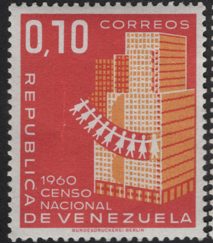 SCG11143 - Venezuela – 1960 National Census (Censo Nacional) Definitive Set