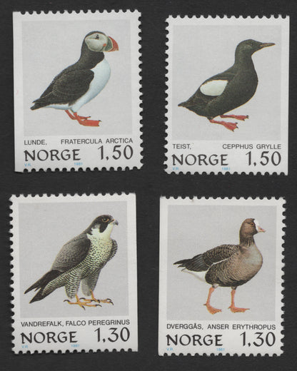 SCG345 - Norway 1981 Bird Series – Complete Set of 4 (MNH)