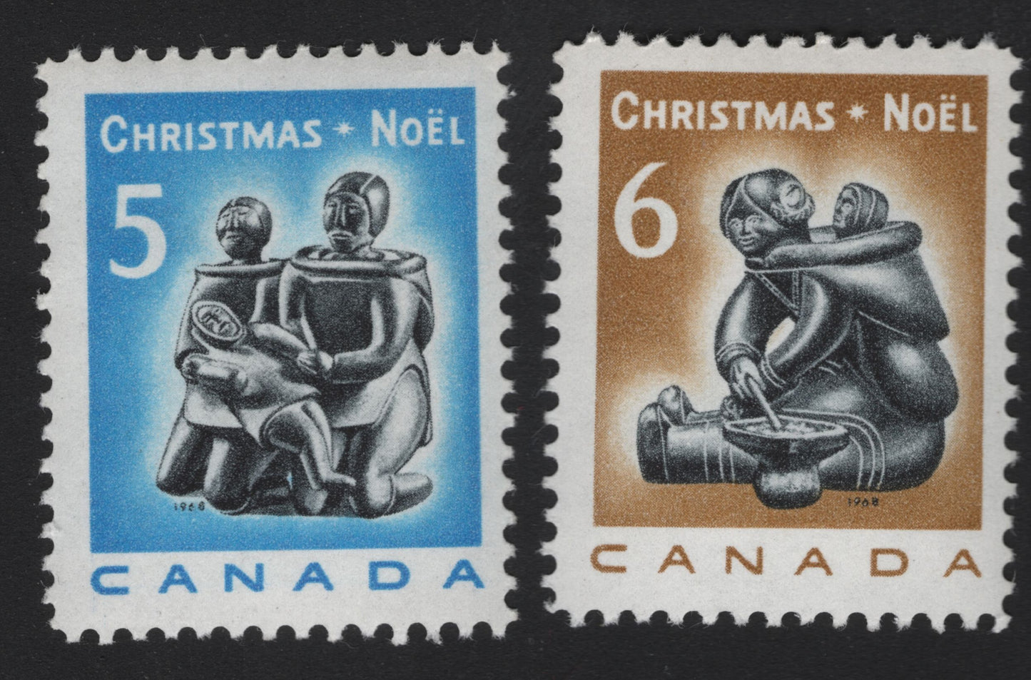 SCG11155 - Canada – Christmas / Noël Inuit Sculpture Issue (1968)