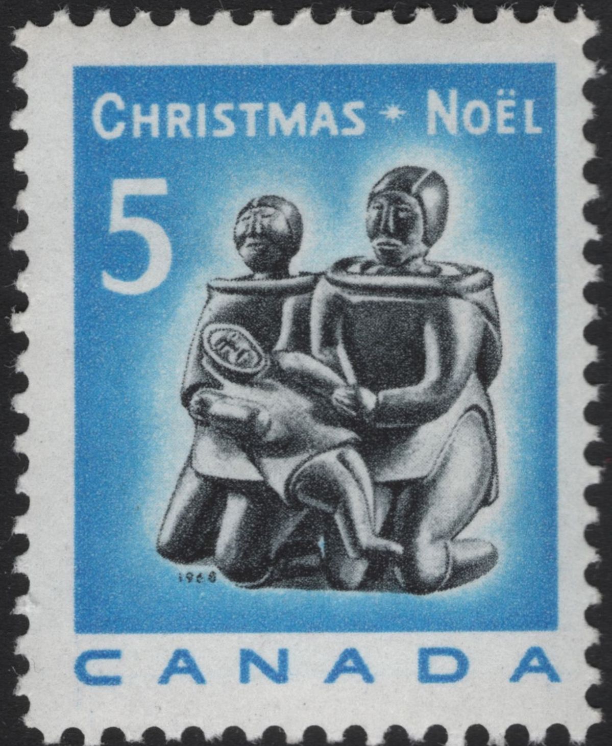 SCG11155 - Canada – Christmas / Noël Inuit Sculpture Issue (1968)