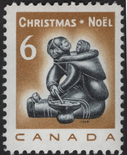 SCG11155 - Canada – Christmas / Noël Inuit Sculpture Issue (1968)