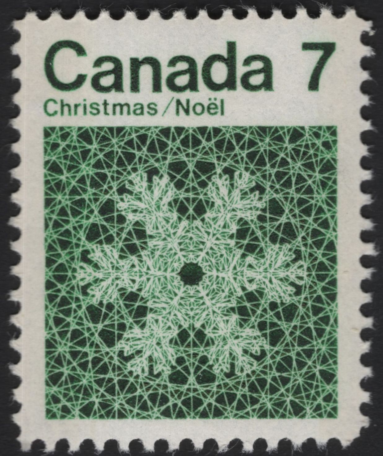 SCG11156 - Canada – Christmas / Noël Snowflake Stamps (6¢ & 7¢)