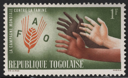 SCG11158 - Togo – FAO World Campaign Against Hunger (Hands of Solidarity) Set
