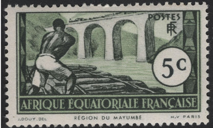 SCG11152 - French Equatorial Africa – Région du Mayumbe Bridge Definitives (1936)