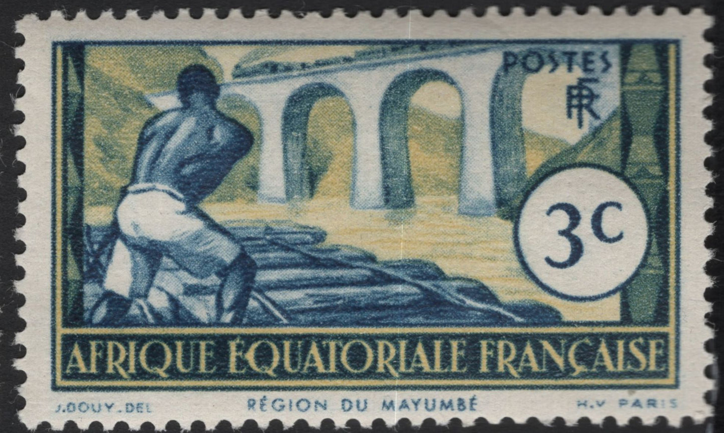 SCG11152 - French Equatorial Africa – Région du Mayumbe Bridge Definitives (1936)