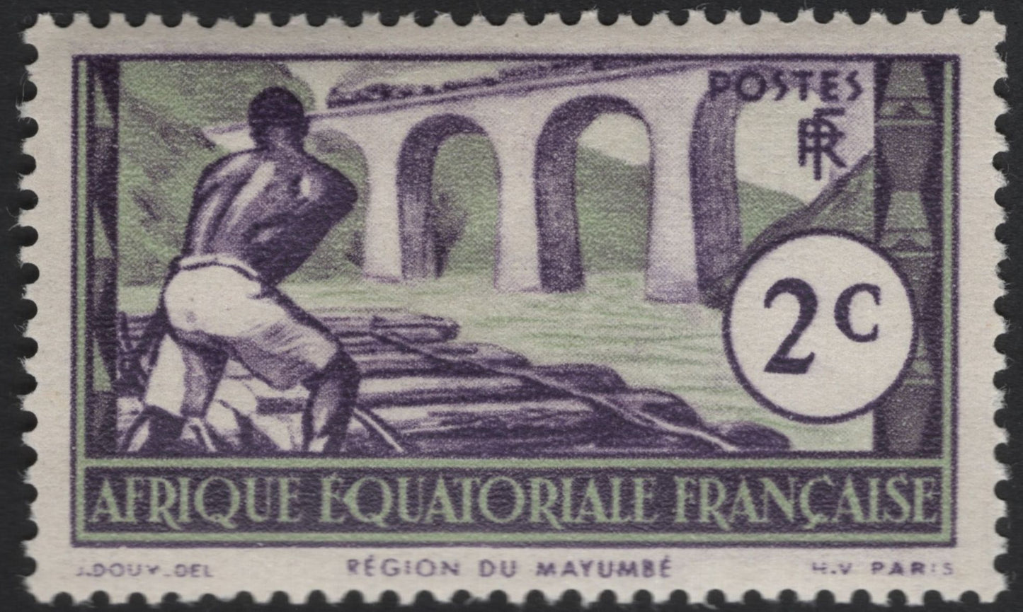 SCG11152 - French Equatorial Africa – Région du Mayumbe Bridge Definitives (1936)