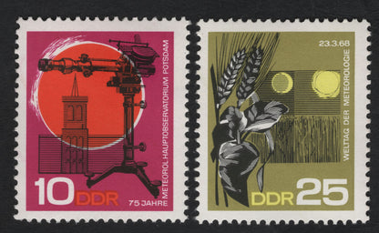 SCG11159 - East Germany (DDR) – Meteorology & World Meteorological Day Stamps (1968)