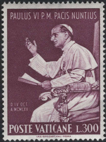 SCG11165 - Vatican City – Pope Paul VI “Messenger of Peace” Stamps (1965)