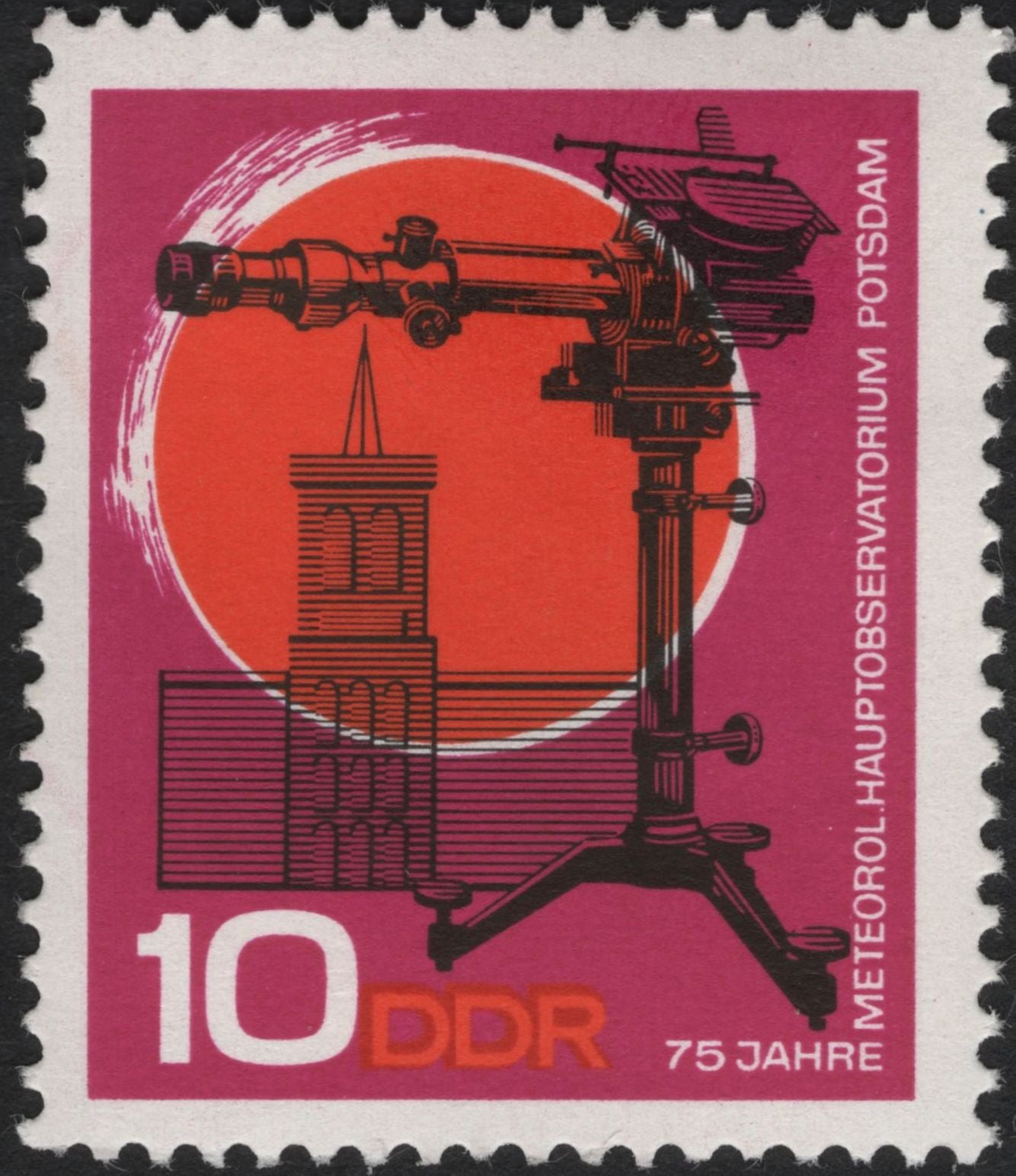 SCG11159 - East Germany (DDR) – Meteorology & World Meteorological Day Stamps (1968)