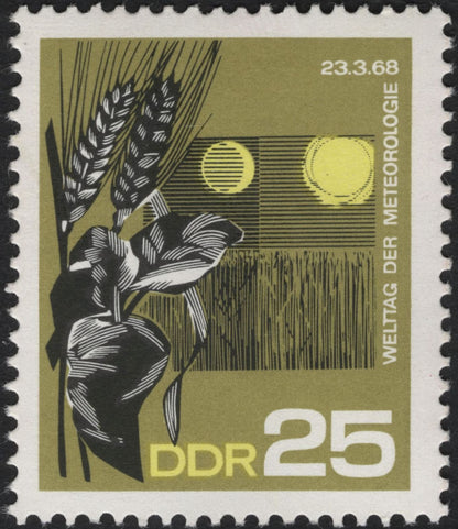 SCG11159 - East Germany (DDR) – Meteorology & World Meteorological Day Stamps (1968)