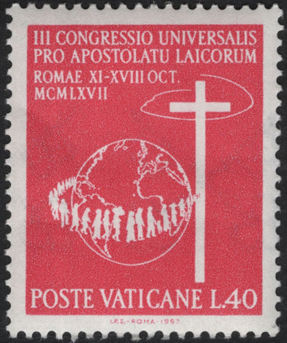 SCG11160 - Vatican City – 1967 III Universal Congress of the Lay Apostolate (Set of 2)