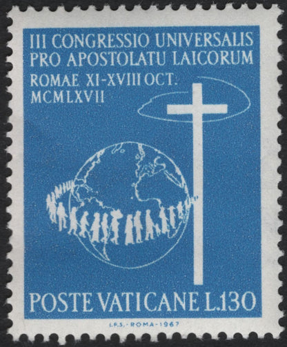 SCG11160 - Vatican City – 1967 III Universal Congress of the Lay Apostolate (Set of 2)