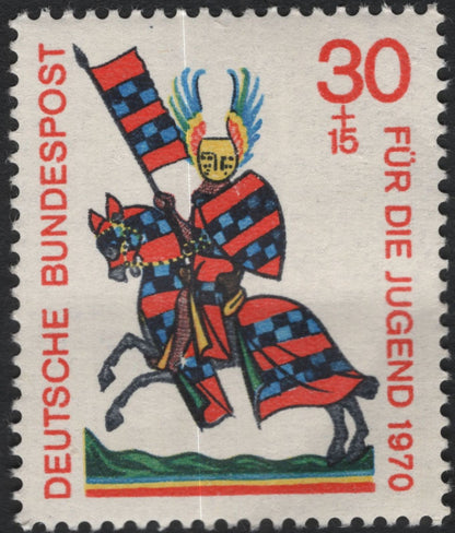 SCG11161 - Germany (Federal Republic) – 1970 “For the Youth” Medieval Riders (Semi-Postal Pair)