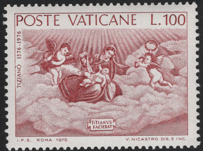 SCG11162 - Vatican City 1976 – Titian Religious Art Commemorative Stamps (Set of 2)