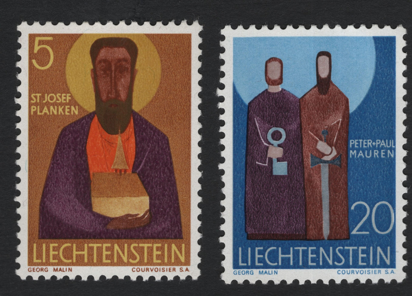 SCG11176 - Liechtenstein – Parish Patron Saints (St. Josef Planken & St. Peter–Paul Mauren)