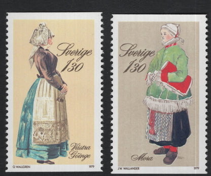 SCG11224 - Sweden 1979 – Traditional Folk Costumes (Västra Göinge & Mora)