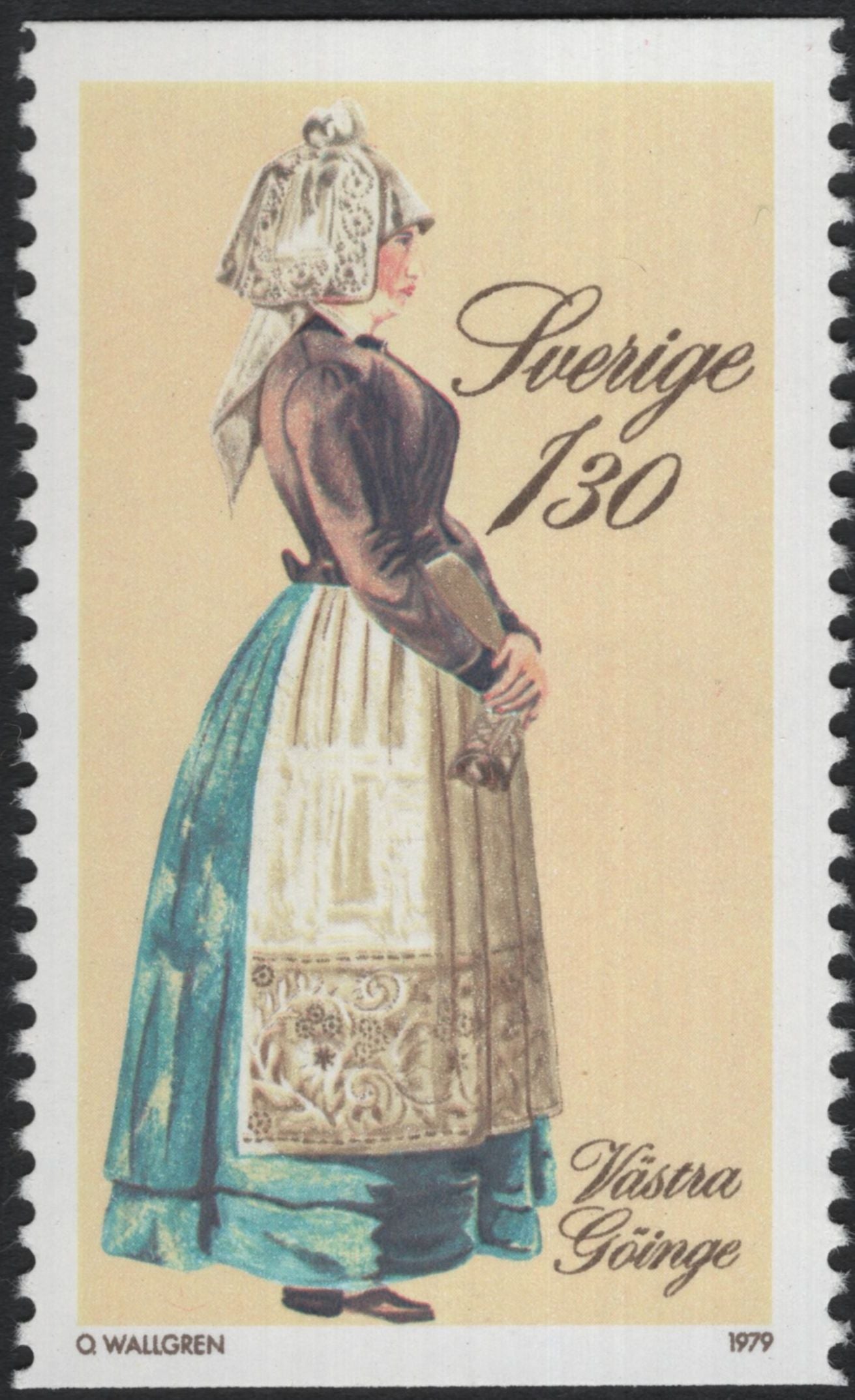 SCG11224 - Sweden 1979 – Traditional Folk Costumes (Västra Göinge & Mora)