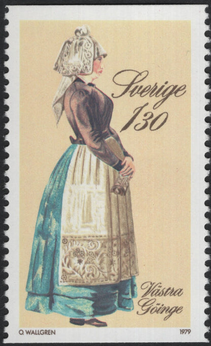SCG11224 - Sweden 1979 – Traditional Folk Costumes (Västra Göinge & Mora)