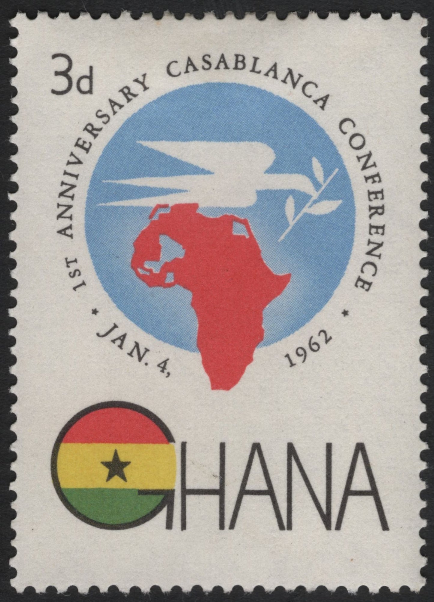 SCG11188 - Ghana – 1st Anniversary of the Casablanca Conference (1962) | Complete Set