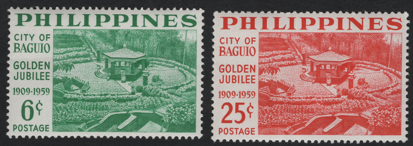SCG11192 - Philippines – City of Baguio Golden Jubilee Commemorative Stamps (1959)