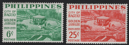 SCG11192 - Philippines – City of Baguio Golden Jubilee Commemorative Stamps (1959)