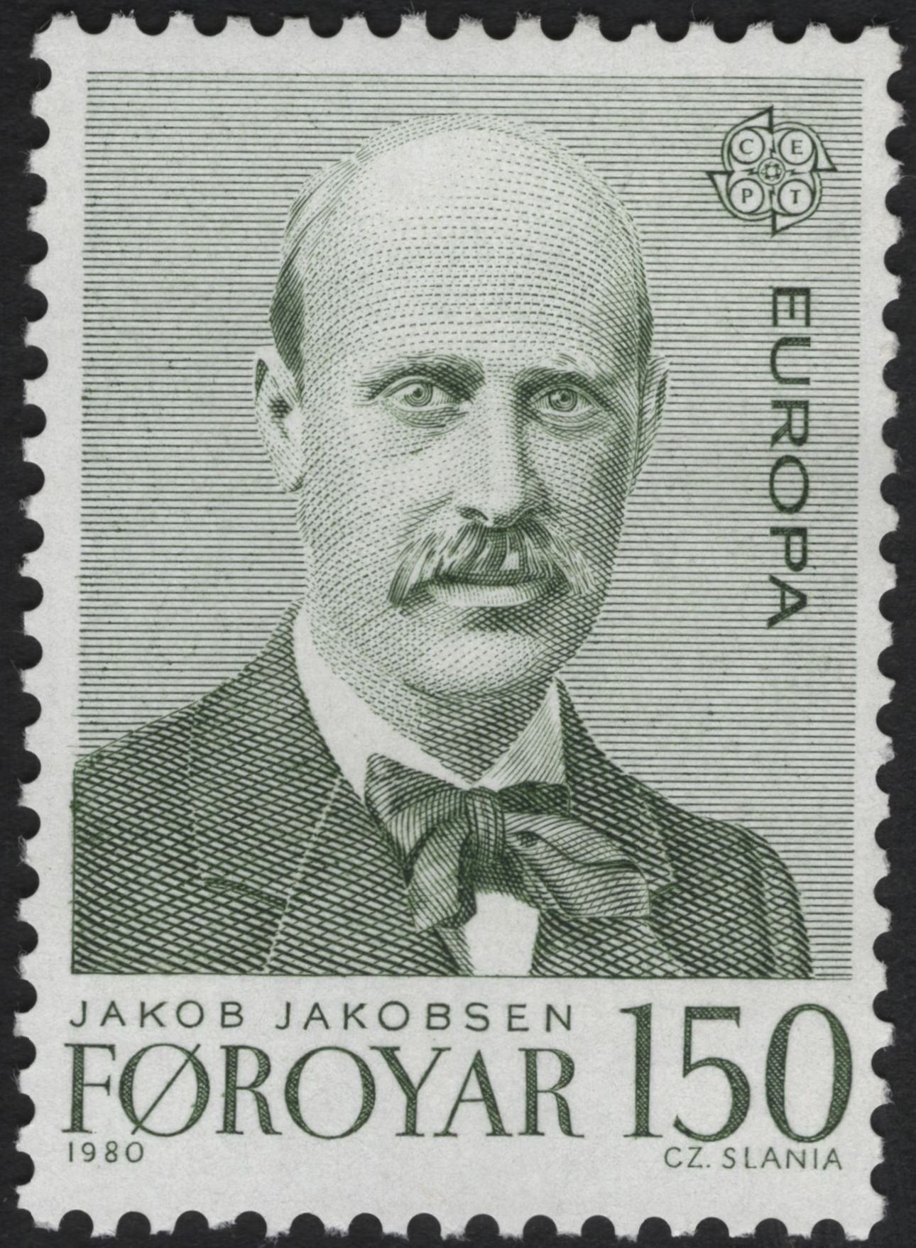 SCG11194 - Faroe Islands (Føroyar) – Europa CEPT 1980: Faroese Language Pioneers