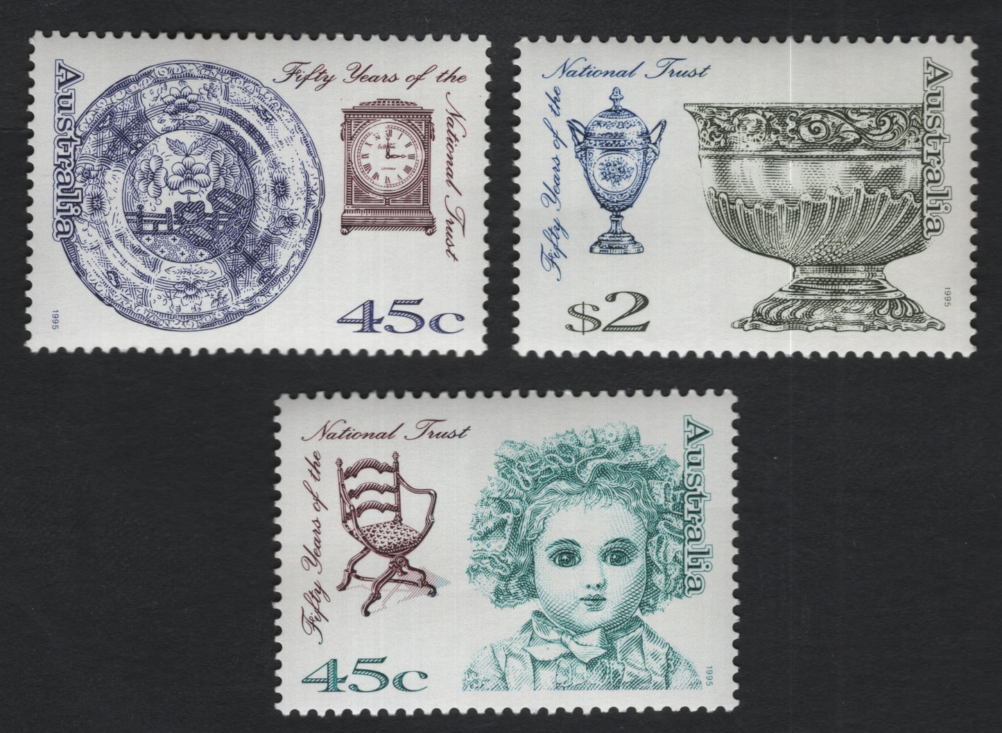SCG11195 - Australia – 1995 National Trust 50th Anniversary Commemorative Stamps