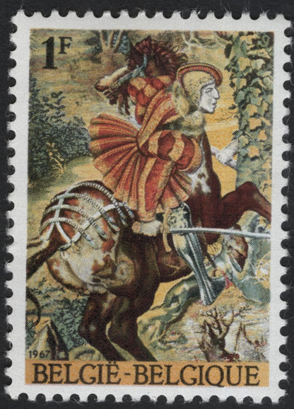 SCG11198 - Belgium 1967 Medieval Tapestries & Courtly Life – Art Heritage Commemorative Set