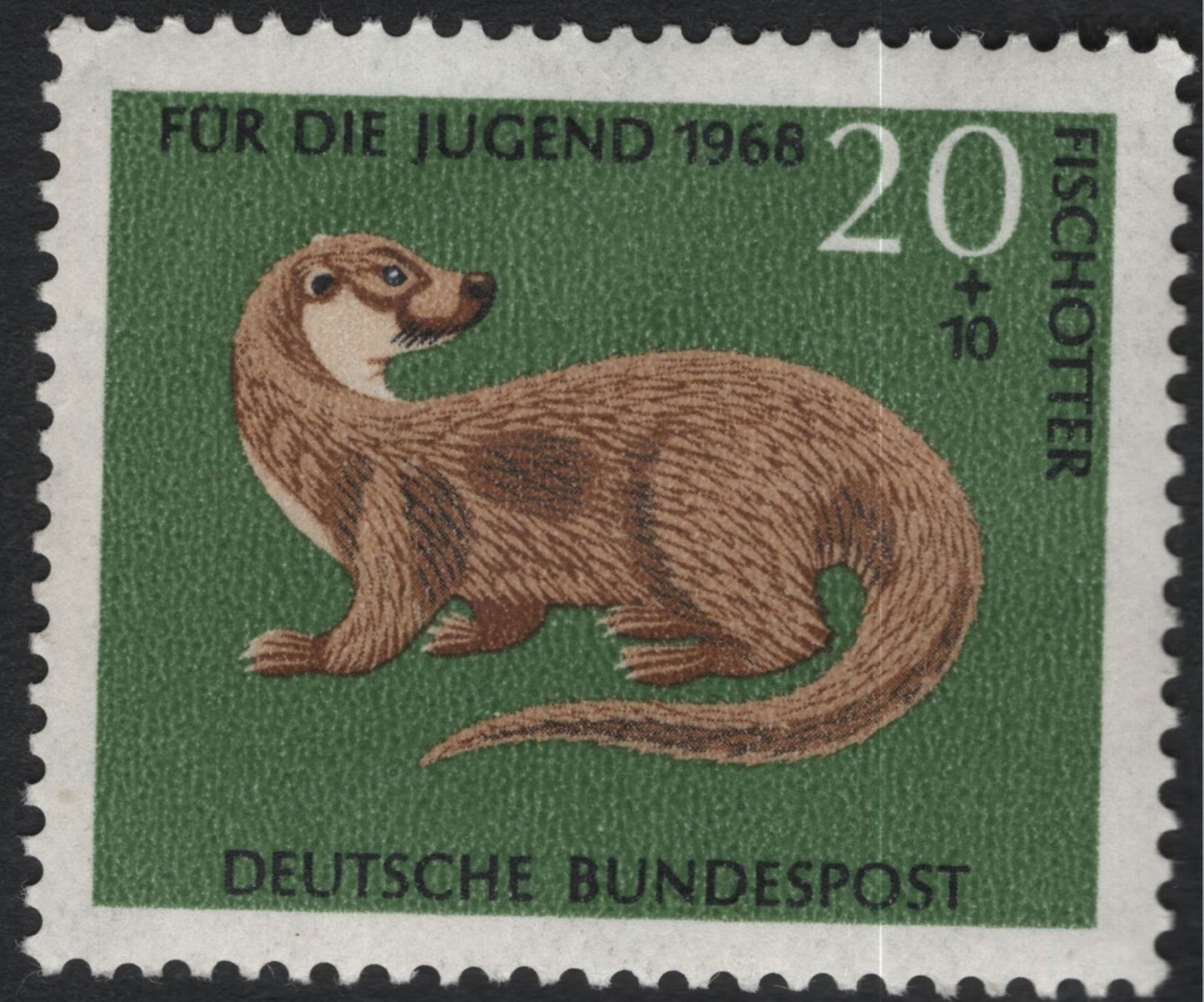 SCG11205 - Germany (Deutsche Bundespost) – 1968 “Für die Jugend” Wildlife Semi-Postal Set