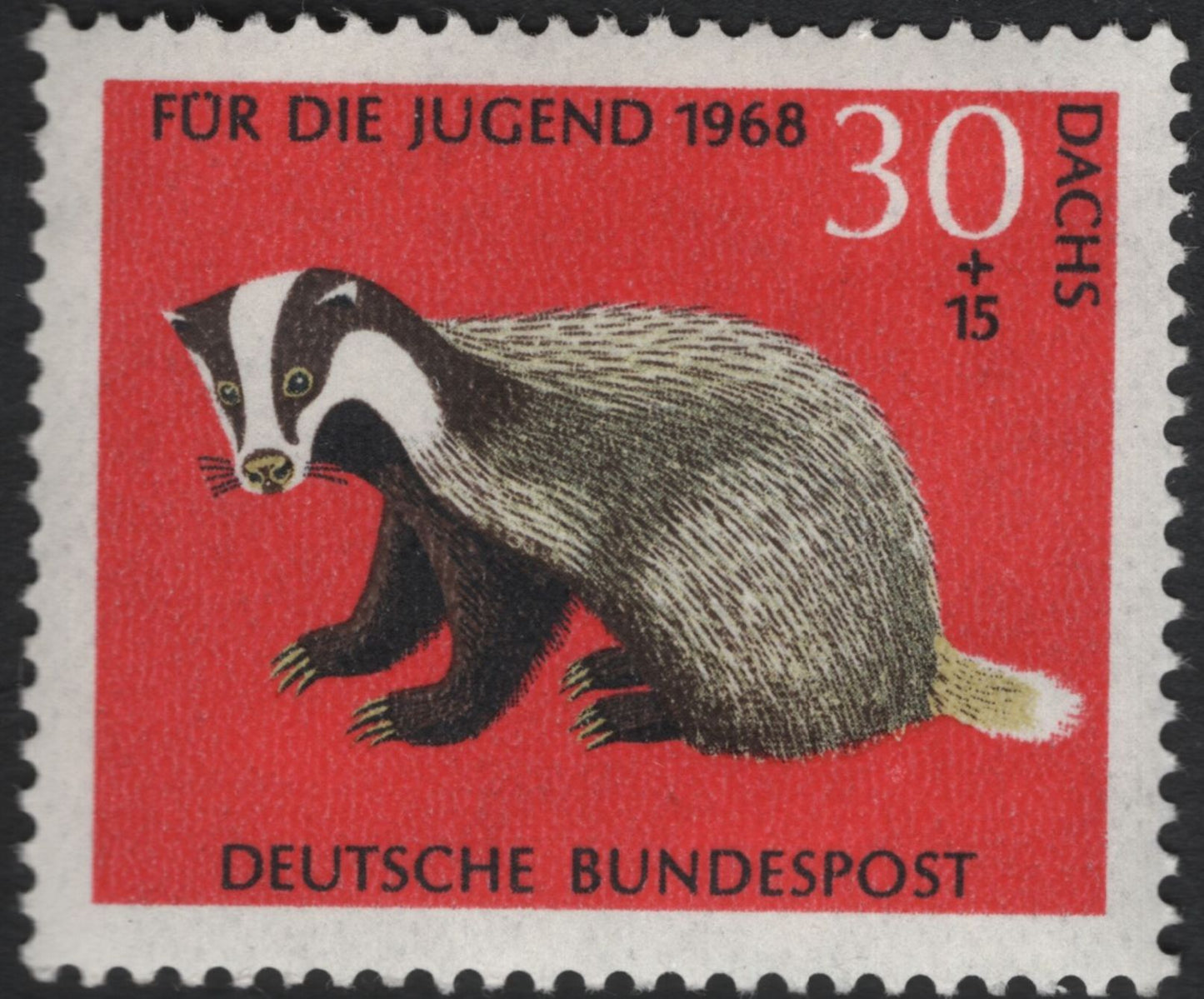 SCG11205 - Germany (Deutsche Bundespost) – 1968 “Für die Jugend” Wildlife Semi-Postal Set