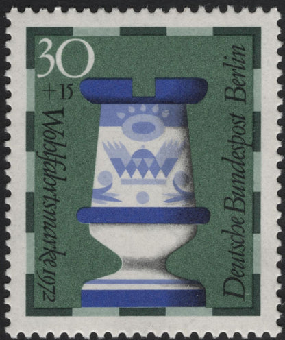 SCG11206 - Germany (Berlin) 1972 Welfare Chess Pieces – Semi-Postal Set
