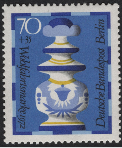 SCG11206 - Germany (Berlin) 1972 Welfare Chess Pieces – Semi-Postal Set