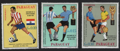 SCG11181 - Paraguay – Football Achievements Commemorative Set (Centenary of the National Epic, 1864–1870)