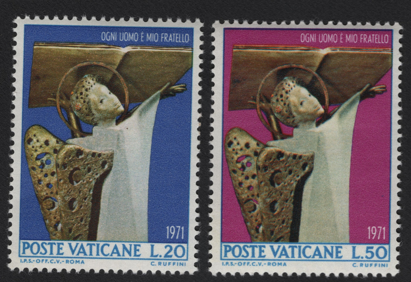 SCG11182 - Vatican City – 1971 “Ogni Uomo è Mio Fratello” (Every Man Is My Brother) Set