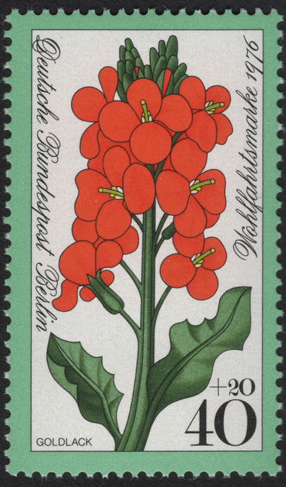 SCG11184 - Germany (West) 1976 – Flowers Semi-Postal Charity Set (Wohlfahrtsmarke)